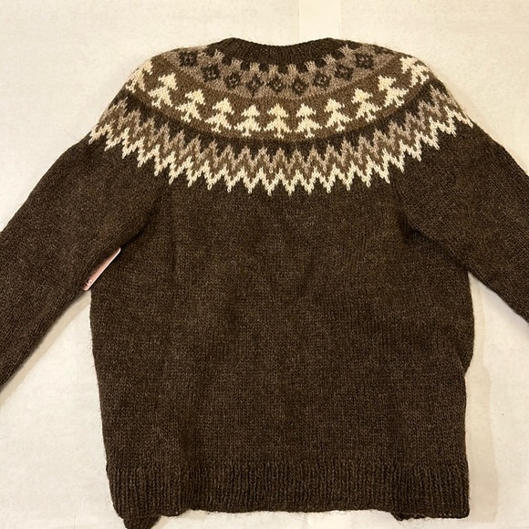 Vintage, handmade wool sweater/cardigan - Picture 3 of 3